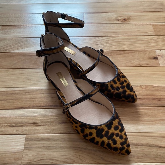 louise et cie claire leather flat
